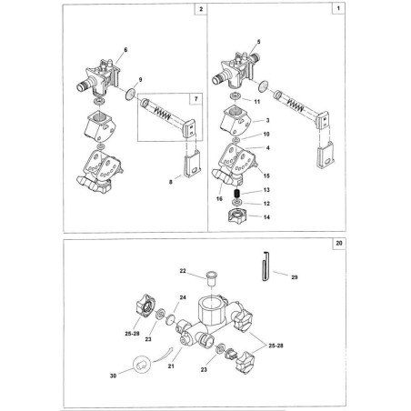 Corps de buse AMAZONE ZF761