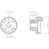 Demi-accouplement côté moteur MP-FILTRI GEM024
