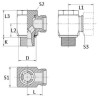 Coude VOSS RSWV18LM22WD
