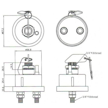 Coupe batterie PNEUTRON 7N0718N