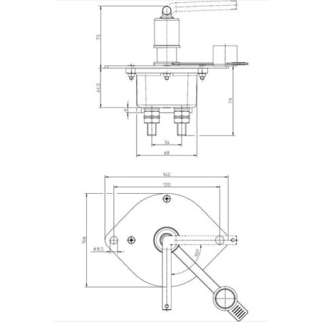 Coupe batterie ELECTRO MECANICA CORMAR LA500009