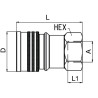 Raccord PARKER IB3811