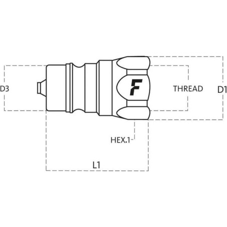 Coupleur FASTER ANV38NPTM