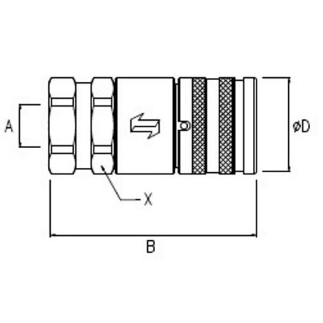 Coupleur FASTER FFH0218GASF