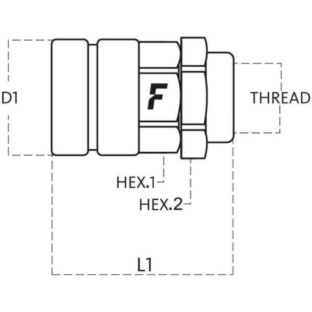 Coupleur FASTER CVE1GASF