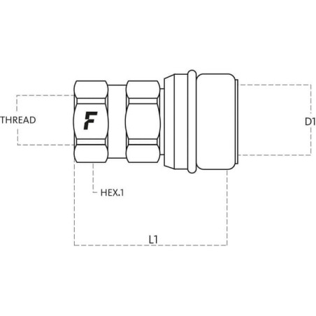 Coupleur FASTER CVC163015F