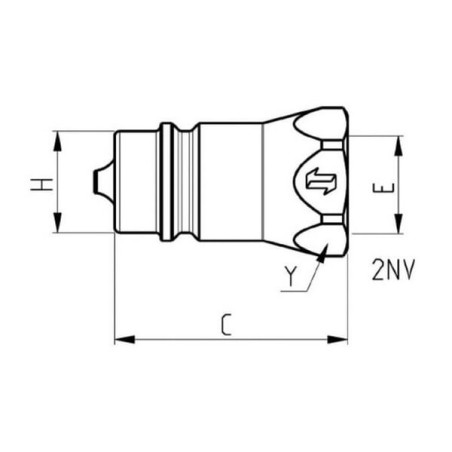Coupleur FASTER 2NV12GASM