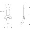 Couteau UNIVERSEL DB353N