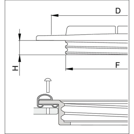 Couvercle ARAG 3514180AKB