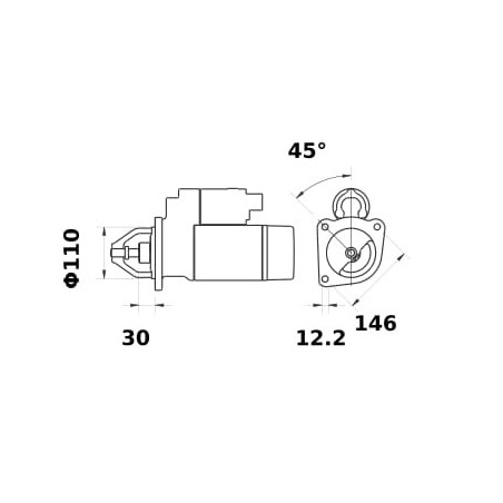 Démarreur MAHLE MS79