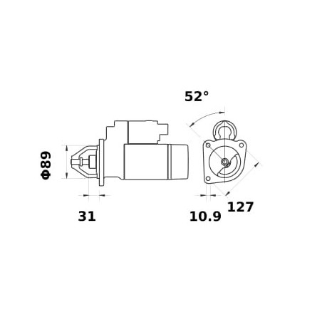 Démarreur MAHLE MS652