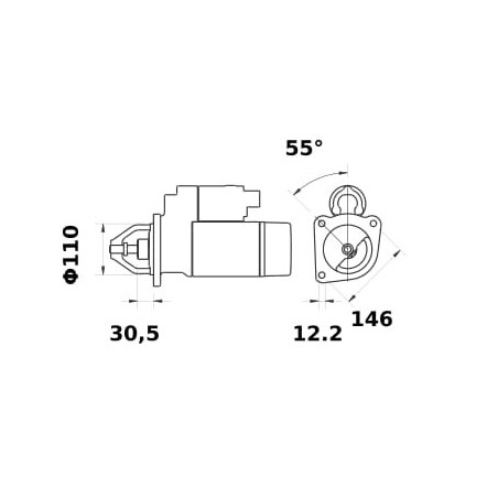 Démarreur MAHLE MS78