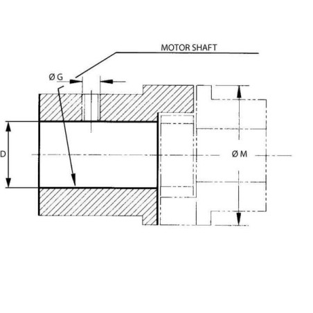 Demi accouplement MP-FILTRI GEM224L44
