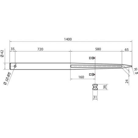 Dent de chargeur BATTISTA PORTERI FT421400