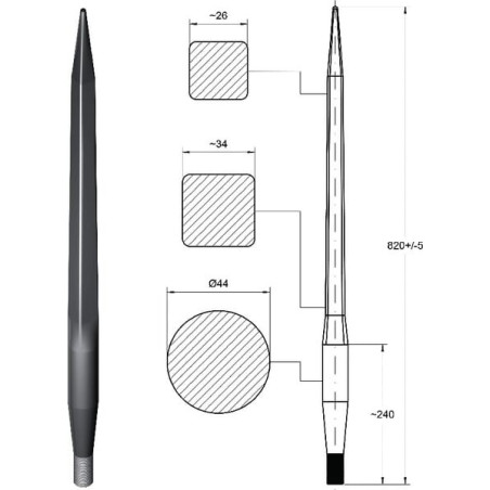 Dent de chargeur SHW FT25