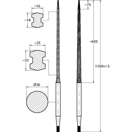 Dent de chargeur SHW FT3S