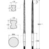 Dent de chargeur SHW FT2S