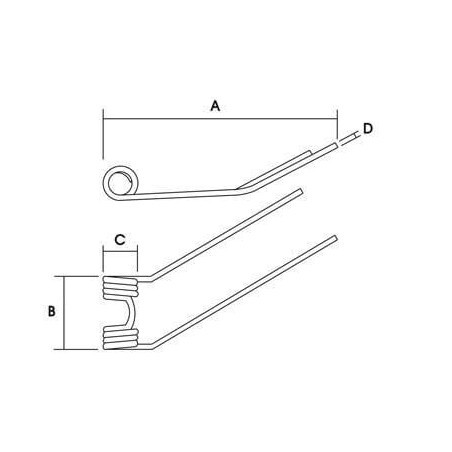 Dent de faneuse VAPORMATIC VLH7030
