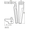 Dent de herse UNIVERSEL KE0116