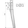 Dent de herse UNIVERSEL KE0401