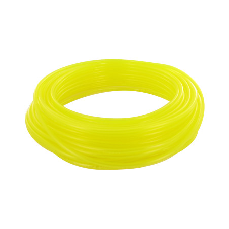 Durite jaune translucide longueur 15m - diamètre intérieur 2,5mm extérieur 5mm