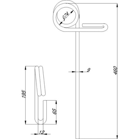 Dent de semoir UNIVERSEL HAR103Z