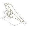 Dent de godet UNIVERSEL PC40301AN