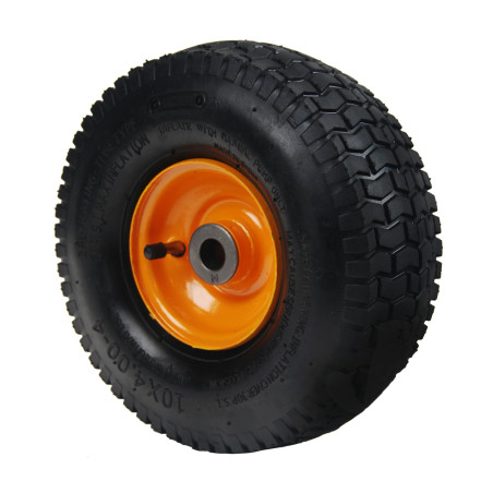 Roue complète AYP - ROPER - MC CULLOCH 532436946 - 584385801 - MOWCART 66 RIDER - dimensions 10x400-4 