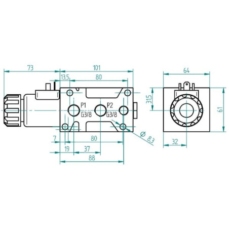 Distributeur AK REGELTECHNIK 6224AK10080FL