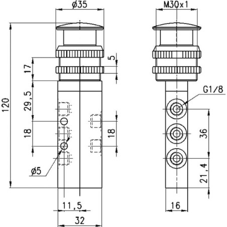 Distributeur CAMOZZI 358975