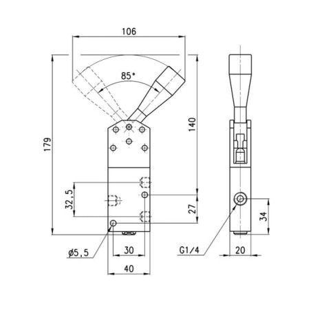 Distributeur CAMOZZI 134900