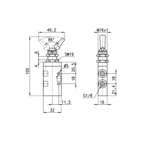 Distributeur CAMOZZI 338990