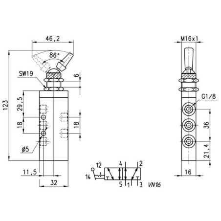 Distributeur CAMOZZI 358990
