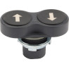 Double bouton-poussoir NEW-ELFIN 020P2NNS47