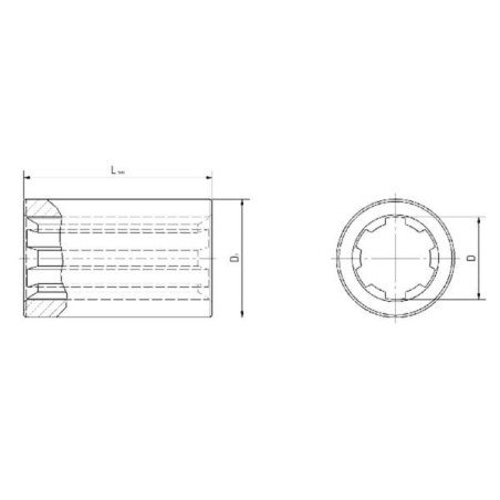 Douille UNIVERSEL EDS61620B