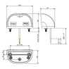 Eclairage BRITAX L86800LDV