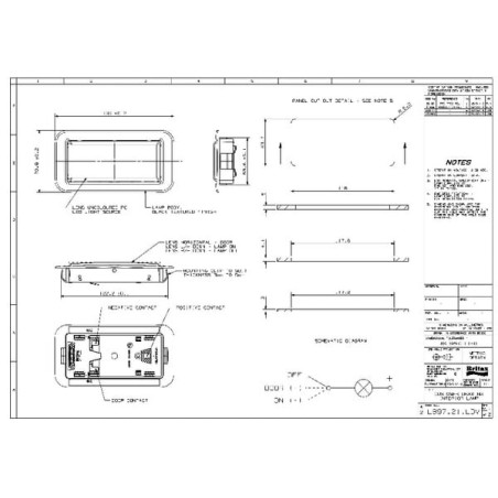 Eclairage BRITAX L89700LDV