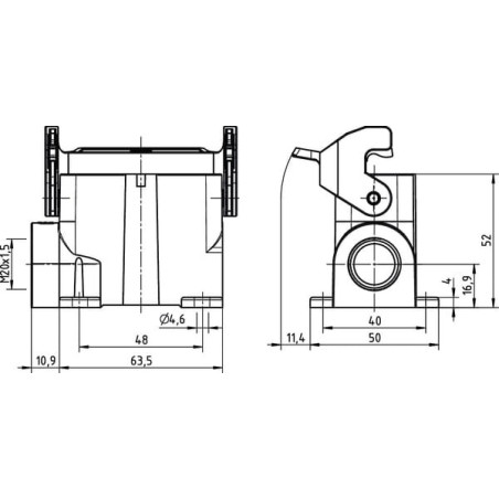Embase HARTING 19200100290
