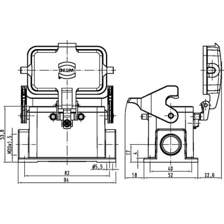Embase HARTING 19300101255