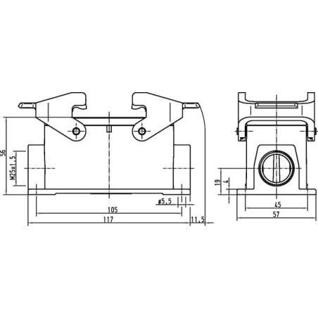 Embase HARTING 19300161231