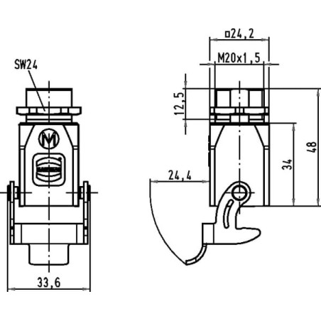 Embase HARTING 19200031150