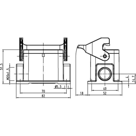 Embase HARTING 19300061250