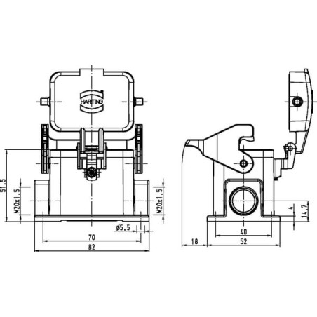 Embase HARTING 19300062295