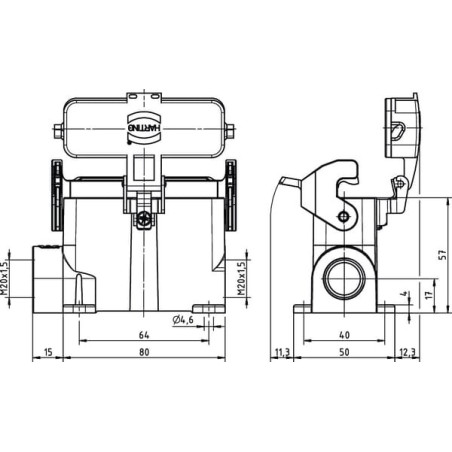 Embase HARTING 19200160295