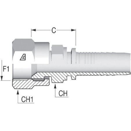 Embout ALFAGOMMA PA108