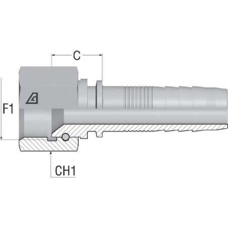 Embout ALFAGOMMA DKJNS2526