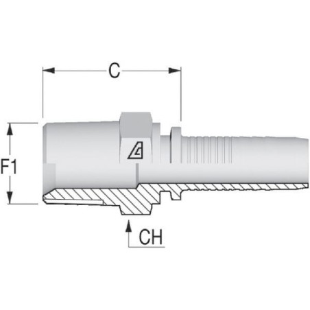 Embout ALFAGOMMA AGNNS3220