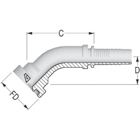 Embout ALFAGOMMA SFSNS251645