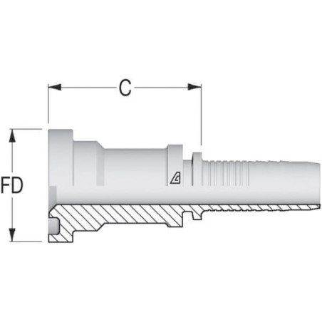Embout ALFAGOMMA SFLNS3216