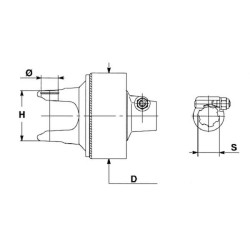 Embrayage BONDIOLI/6PAVESI 6WSF80004R